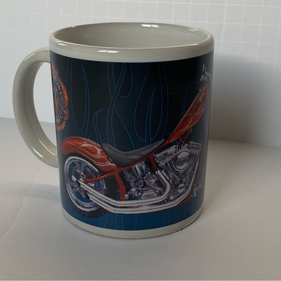 Orange County Choppers Mug Motorcycle American Custom Steel Chrome EUC - Picture 4 of 14